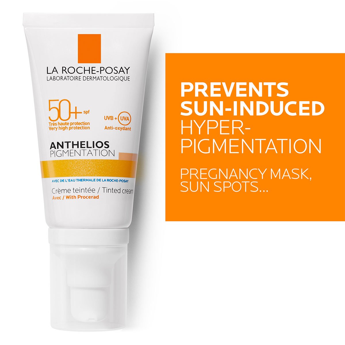 La Roche Posay ProductPage Sun Anthelios Pigmentation Tinted Spf50 50m