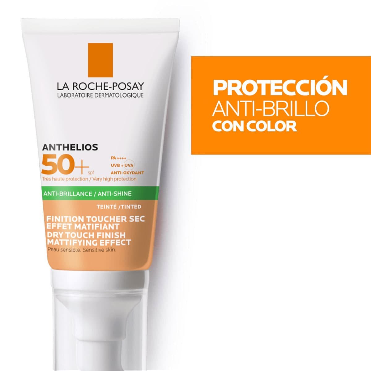 La Roche Posay ProductPage Sun Anthelios XL Tinted Dry Touch Spf50 50m