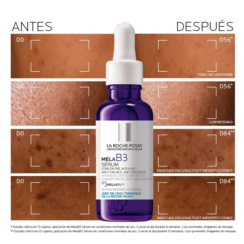 新品LA ROCHE-POSAY MELA B3 SERUM 30ml La Roche Posay Mela B3 Serum Anti Manchas Con Niacinamida 30ml